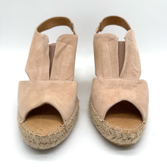 Kanna Nubuck leather Wedge Espadrille Sandals Sz 9 - Picture 2 of 11